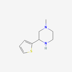 molecular formula C9H14N2S B1611071 1-Methyl-3-thiophen-2-ylpiperazine CAS No. 85803-52-7