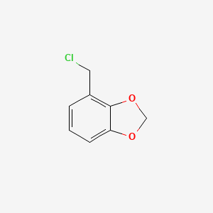 molecular formula C8H7ClO2 B1611073 4-(Chloromethyl)benzo[d][1,3]dioxole CAS No. 75875-58-0