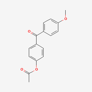 molecular formula C16H14O4 B1611078 4-Acetoxy-4'-methoxybenzophenone CAS No. 97576-09-5