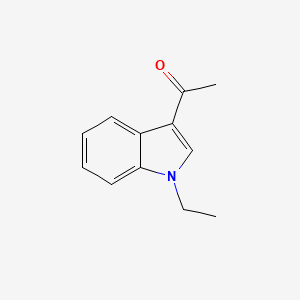 molecular formula C12H13NO B1611081 1-(1-Ethyl-1H-indol-3-yl)ethanone CAS No. 88636-52-6