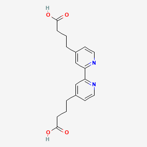 4,4'-([2,2'-Bipyridine]-4,4'-diyl)dibutanoic acid