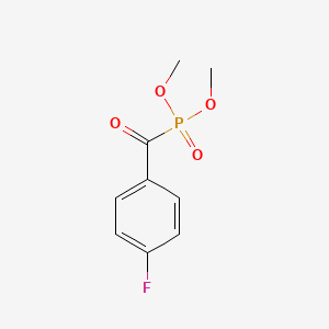 molecular formula C9H10FO4P B1611094 Dimethyl (4-fluorobenzoyl)phosphonate CAS No. 89198-46-9