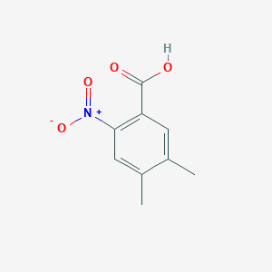 molecular formula C9H9NO4 B1611096 4,5-Dimethyl-2-nitrobenzoic acid CAS No. 4315-14-4