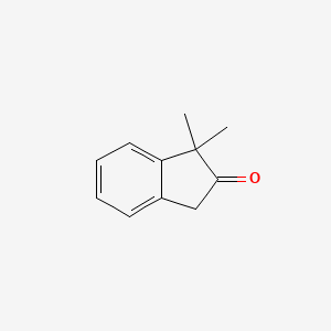 molecular formula C11H12O B1611099 1,1-dimethyl-1H-inden-2(3H)-one CAS No. 38634-65-0
