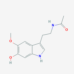 molecular formula C13H16N2O3 B016111 6-羟基褪黑激素 CAS No. 2208-41-5