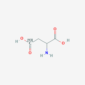 molecular formula C4H7NO4 B1611100 DL-Aspartic acid-4-13C CAS No. 68315-35-5