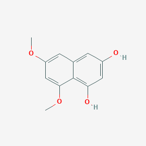 molecular formula C12H12O4 B1611103 6,8-Dimethoxynaphthalene-1,3-diol CAS No. 64954-45-6