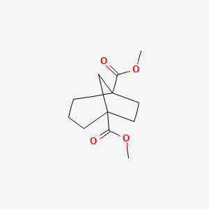 molecular formula C12H18O4 B1611108 Dimethyl bicyclo[3.2.1]octane-1,5-dicarboxylate CAS No. 106004-11-9