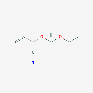 molecular formula C8H13NO2 B1611109 2-(1-Ethoxyethoxy)but-3-enenitrile CAS No. 72252-03-0