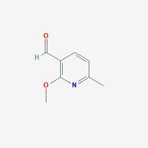 molecular formula C8H9NO2 B1611110 2-Methoxy-6-methylpyridine-3-carbaldehyde CAS No. 72918-04-8