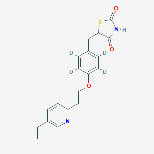 molecular formula C19H20N2O3S B161112 Pioglitazone D4 CAS No. 1134163-29-3