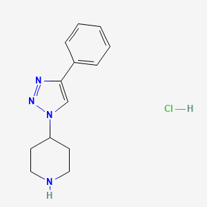 4-(4-Phenyl-1H-1,2,3-triazol-1-YL)piperidine hydrochloride