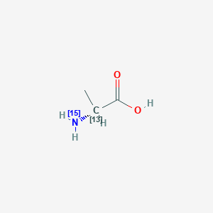 molecular formula C3H7NO2 B1611124 L-Alanine-2-13C,15N CAS No. 285977-86-8