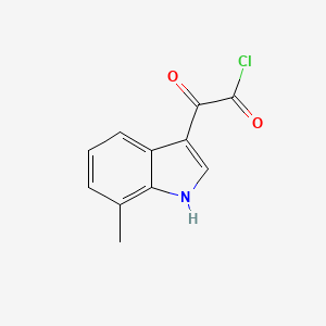 molecular formula C11H8ClNO2 B1611130 2-(7-Methyl-1H-indol-3-YL)-2-oxoacetyl chloride CAS No. 59022-69-4