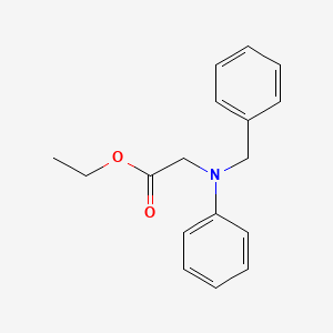 molecular formula C17H19NO2 B1611156 Ethyl 2-[benzyl(phenyl)amino]acetate CAS No. 49790-83-2