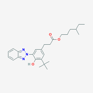molecular formula C27H39N3O3 B161117 Octyl 3-(3-(2H-benzo[d][1,2,3]triazol-2-yl)-5-(tert-butyl)-4-hydroxyphenyl)propanoate CAS No. 127519-17-9