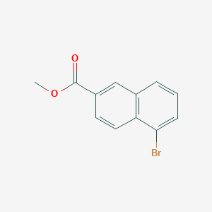 molecular formula C12H9BrO2 B1611179 Methyl 5-bromo-2-naphthoate CAS No. 67878-76-6