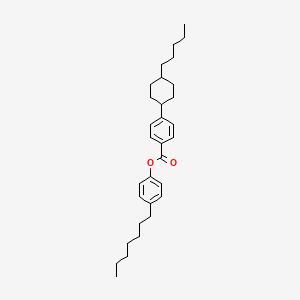 4-Heptylphenyl 4-(trans-4-pentylcyclohexyl)benzoate