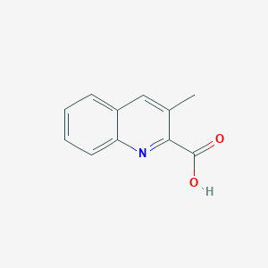 molecular formula C11H9NO2 B1611190 3-Methylquinoline-2-carboxylic acid CAS No. 92513-28-5