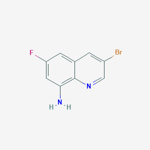 molecular formula C9H6BrFN2 B1611197 8-Amino-3-bromo-6-fluoroquinoline CAS No. 515170-53-3