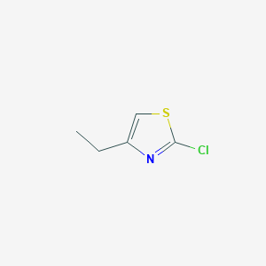 molecular formula C5H6ClNS B1611201 2-Chloro-4-ethylthiazole CAS No. 98025-12-8