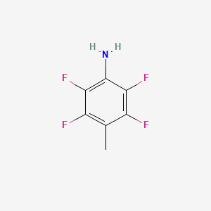 molecular formula C7H5F4N B1611219 4-Amino-2,3,5,6-tetrafluorotoluene CAS No. 4127-63-3