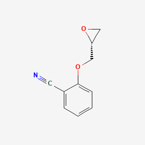 molecular formula C10H9NO2 B1611220 (R)-2-(Oxiran-2-ylmethoxy)benzonitrile CAS No. 93744-17-3