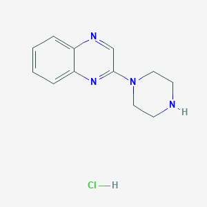 molecular formula C12H15ClN4 B1611229 2-Piperazin-1-yl-quinoxaline hydrochloride CAS No. 76052-62-5