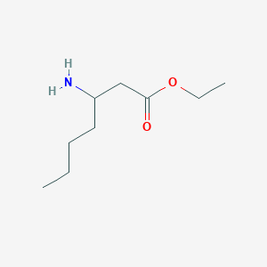 Ethyl 3-aminoheptanoate