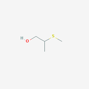 molecular formula C4H10OS B1611239 2-(Methylsulfanyl)propan-1-ol CAS No. 20463-93-8