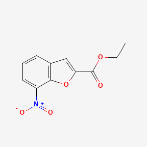 2-Benzofurancarboxylic acid, 7-nitro-, ethyl ester