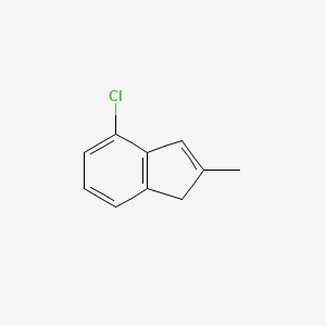 molecular formula C10H9Cl B1611241 4-Chloro-2-methyl-1H-indene CAS No. 210628-07-2
