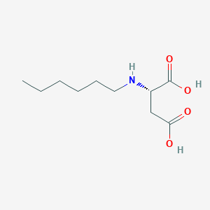 Aspartic acid, N-hexyl-