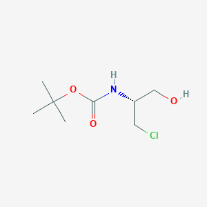 (R)-tert-Butyl (1-chloro-3-hydroxypropan-2-yl)carbamate