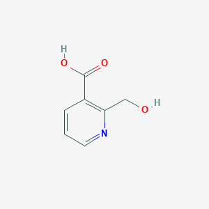 molecular formula C7H7NO3 B1611253 2-(Hydroxymethyl)nicotinic acid CAS No. 81113-14-6