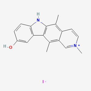 9-hydroxy-2,5,11-trimethyl-6H-pyrido[4,3-b]carbazolium iodide