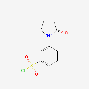 3-(2-Oxopyrrolidin-1-YL)benzene-1-sulfonyl chloride