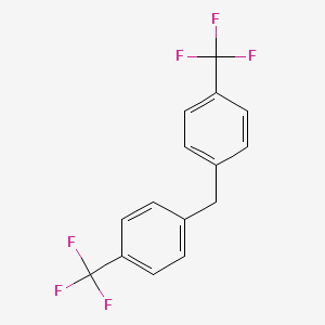 molecular formula C15H10F6 B1611271 4,4'-Bis(trifluoromethyl)diphenylmethane CAS No. 87901-60-8