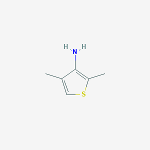 molecular formula C6H9NS B1611273 2,4-Dimethylthiophen-3-amine CAS No. 87685-15-2