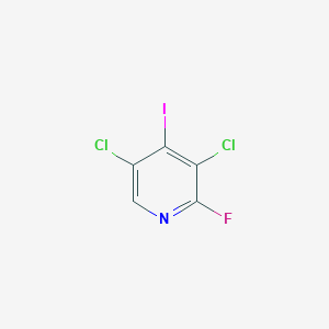 molecular formula C5HCl2FIN B1611285 3,5-Dichloro-2-fluoro-4-iodopyridine CAS No. 406676-24-2