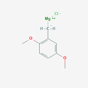 molecular formula C9H11ClMgO2 B1611294 2,5-Dimethoxybenzylmagnesium chloride CAS No. 88185-17-5