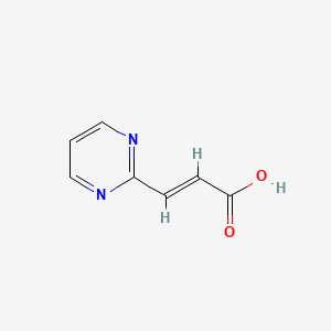 3-(Pyrimidin-2-yl)acrylic acid
