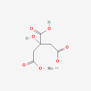 B1611305 Manganese hydrogen citrate CAS No. 71799-92-3