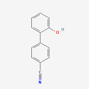 molecular formula C13H9NO B1611307 2-(4-Cyanophenyl)phenol CAS No. 127703-35-9