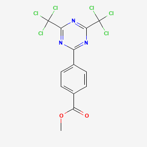 Methyl 4-(4,6-bis(trichloromethyl)-1,3,5-triazin-2-yl)benzoate