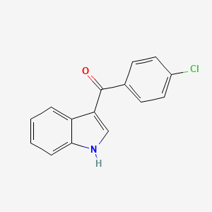 molecular formula C15H10ClNO B1611309 3-(4-Chlorobenzoyl)indole CAS No. 26211-77-8