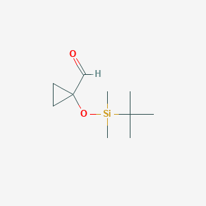 molecular formula C10H20O2Si B1611310 1-(t-Butyldimethylsilyloxy)cyclopropanecarbaldehyde CAS No. 90660-09-6