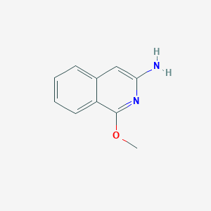 molecular formula C10H10N2O B1611324 1-Methoxyisoquinolin-3-amine CAS No. 80900-33-0