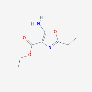 Ethyl 5-amino-2-ethyl-1,3-oxazole-4-carboxylate