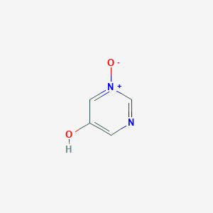 molecular formula C4H4N2O2 B1611326 5-Hydroxypyrimidine 1-oxide CAS No. 88070-44-4